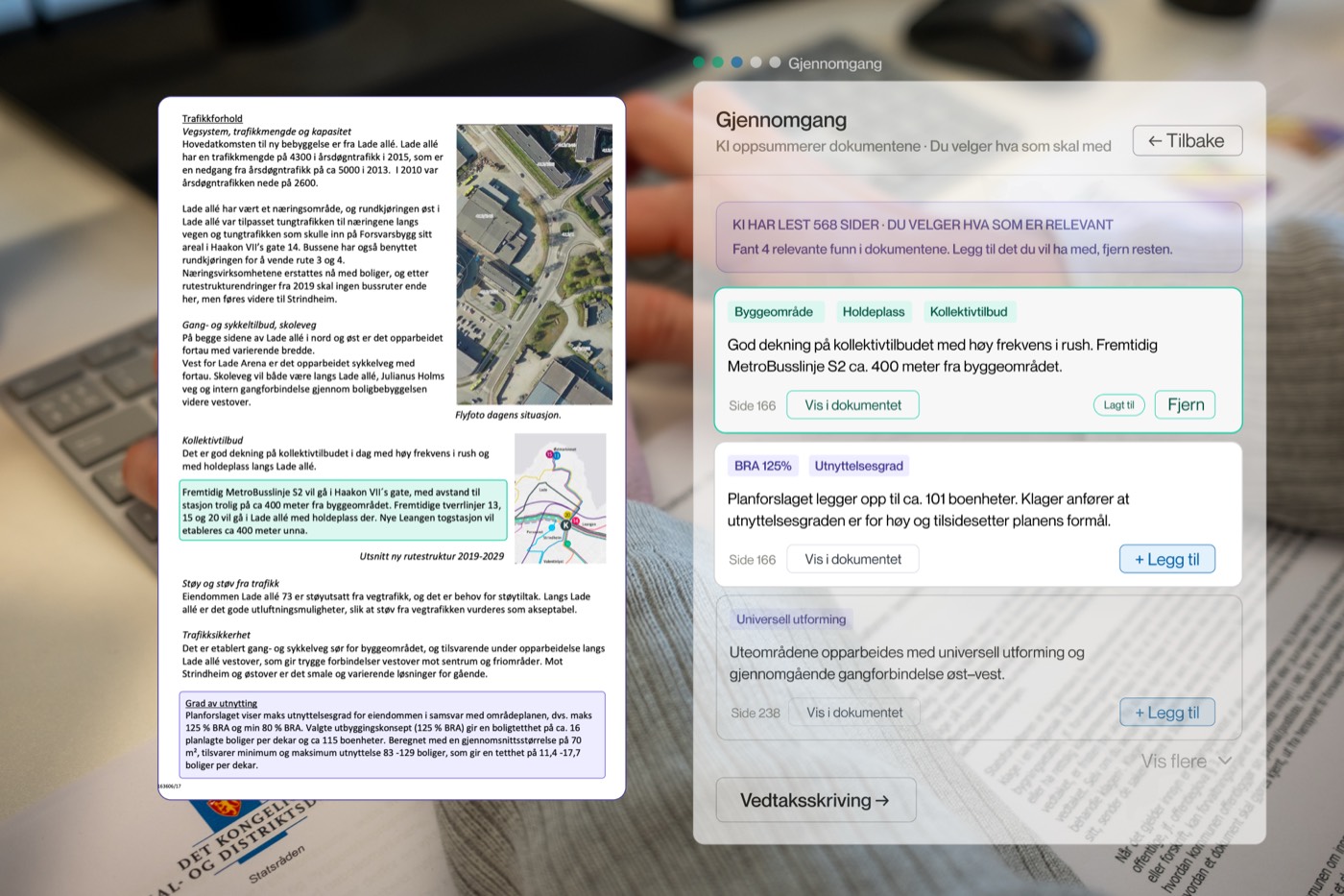 Flytstat: gjennomgang av dokumenter