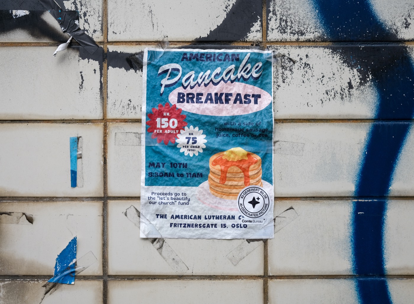 KI-merket: merket på en plakat