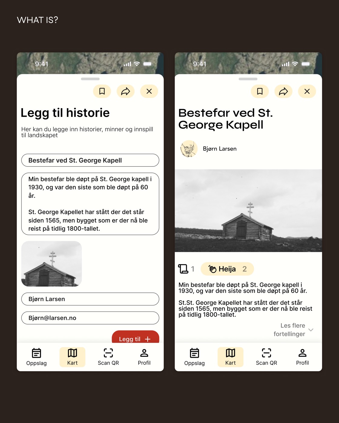 Ságá: legg til historie