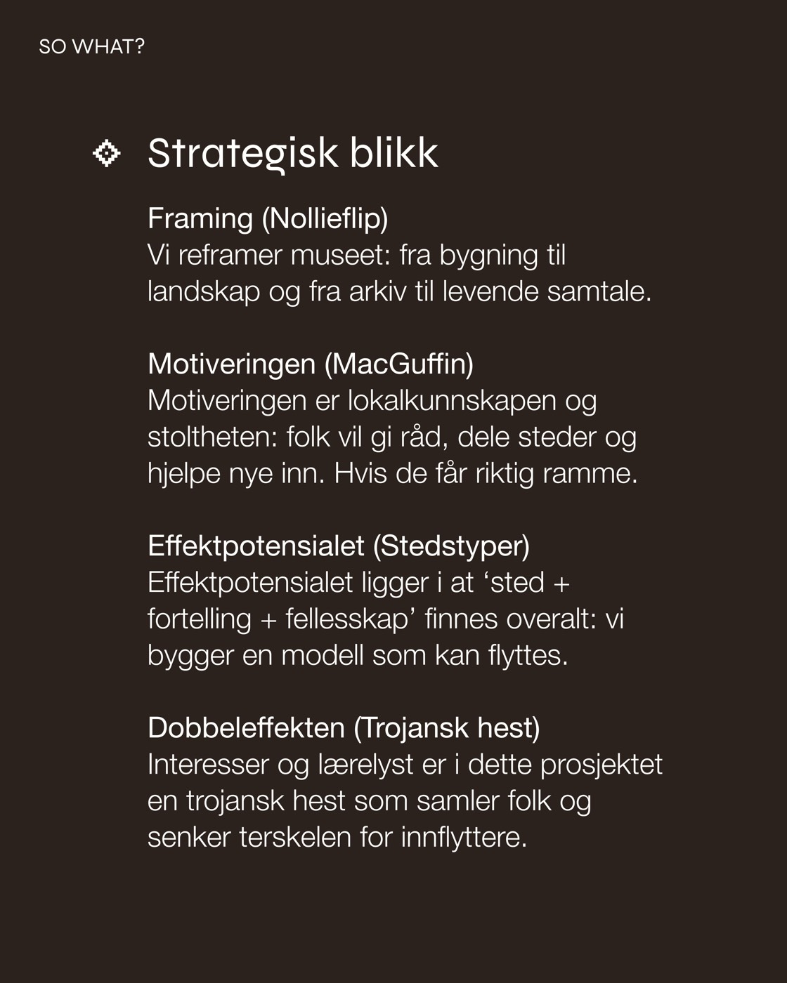 Ságá: strategisk blikk